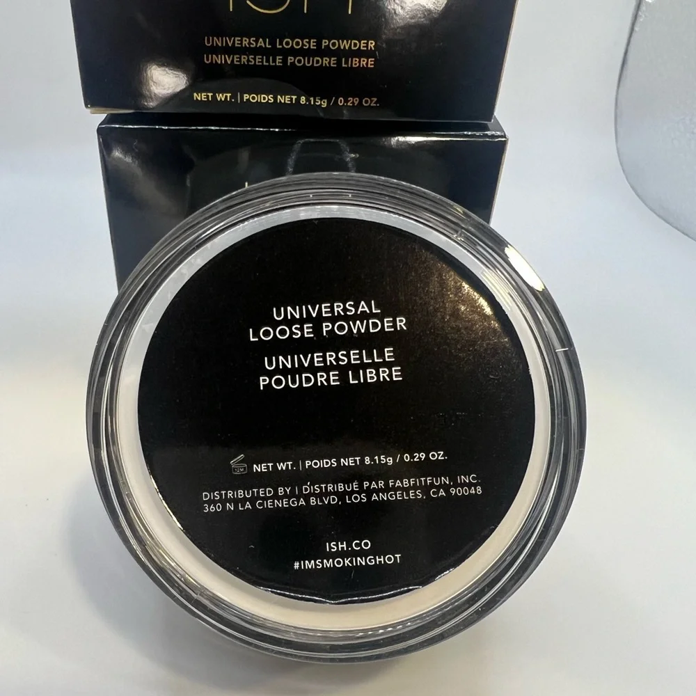 Bundle Of 3 Ish Universal Loose Makeup Setting Powder 0.29 oz Full Size ~